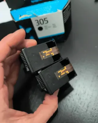 Cartuchos VACÍOS HP 305 negro