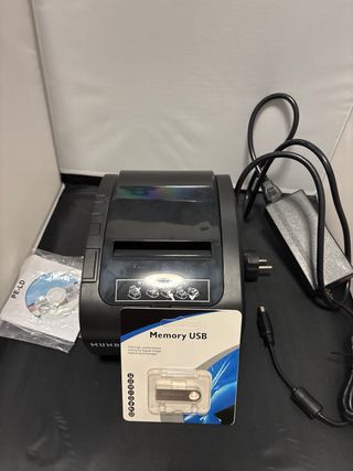 Impresora de tickets MUNBYN Negra