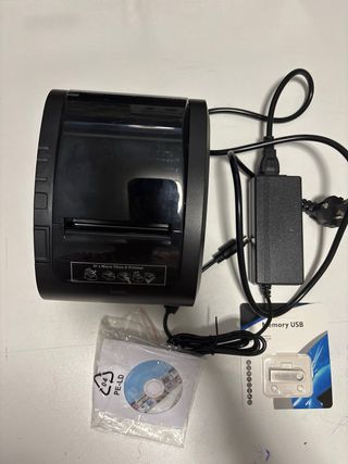 Impresora de tickets MUNBYN Negra