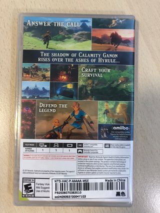 The Legend of Zelda: Breath of the Wild Nintendo S