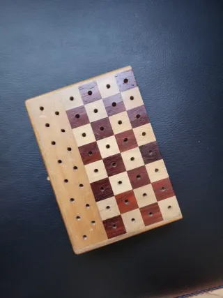 Ajedrez de viaje plegable