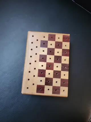 Ajedrez de viaje plegable