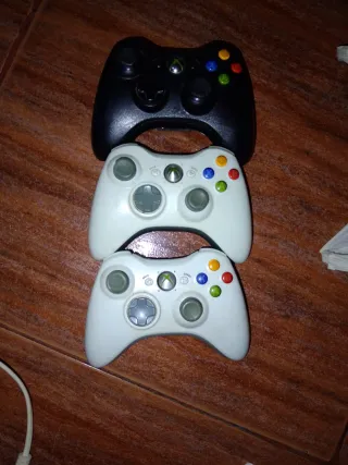 Mandos Xbox 360 (Negro y Blanco)