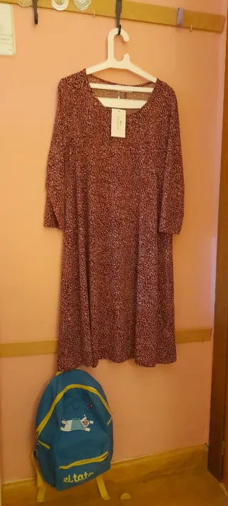 Vestido estampado mujer talla XXXL