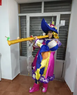 Lote disfraces ratón y flautista Hamelin