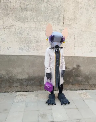 Lote disfraces ratón y flautista Hamelin