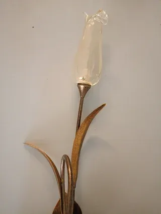 Lampada da parete Gibas design floreale