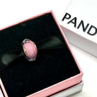 Charm Cristal Murano Rosa