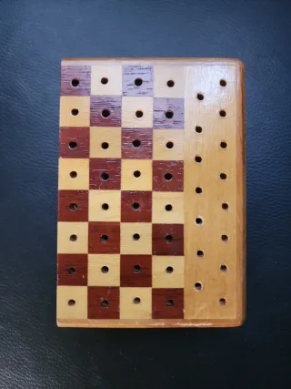 Ajedrez de viaje de madera