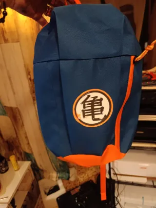 Mochila Anime Azul y Naranja