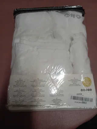 Cortina Transparente Blanca 200x270 cm