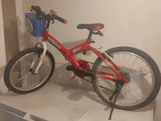 Bicicleta infantil roja 20 pulgadas