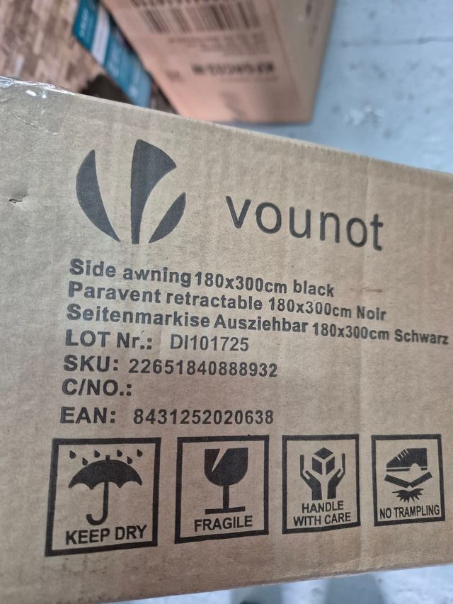 Toldo lateral retractil 180x300cm