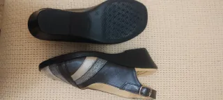 Zapatos Anatomico Mujer Talla 36 Azul/Plata