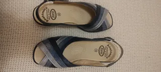 Zapatos Anatomico Mujer Talla 36 Azul/Plata