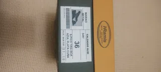 Zapatos Anatomico Mujer Talla 36 Azul/Plata