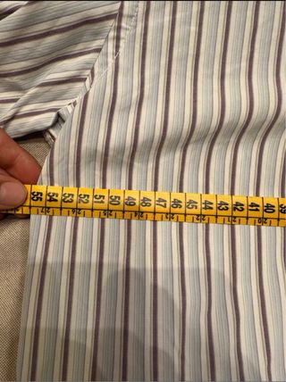 Camicia Napapijri righe blu/marrone