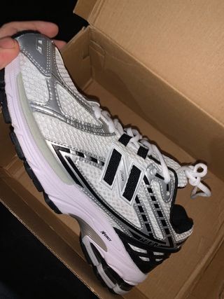 New Balance Plata/Blanco Zapatillas Deportivas