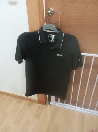 Polo Regatta Negro Talla M