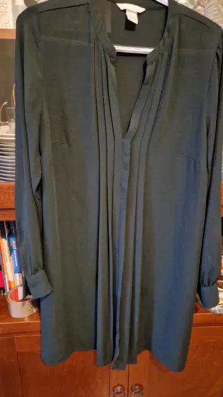 Vestito H&M verde al ginocchio