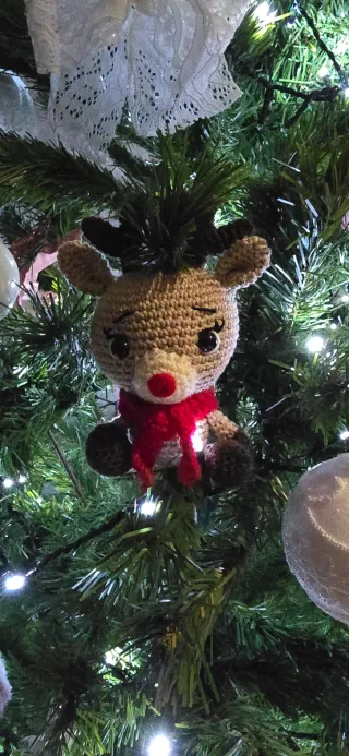 Rudolph Amigurumi Fatto a Mano (in saldo)