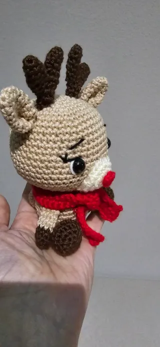 Rudolph Amigurumi Fatto a Mano (in saldo)