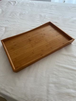 Bandeja de bambú plegable