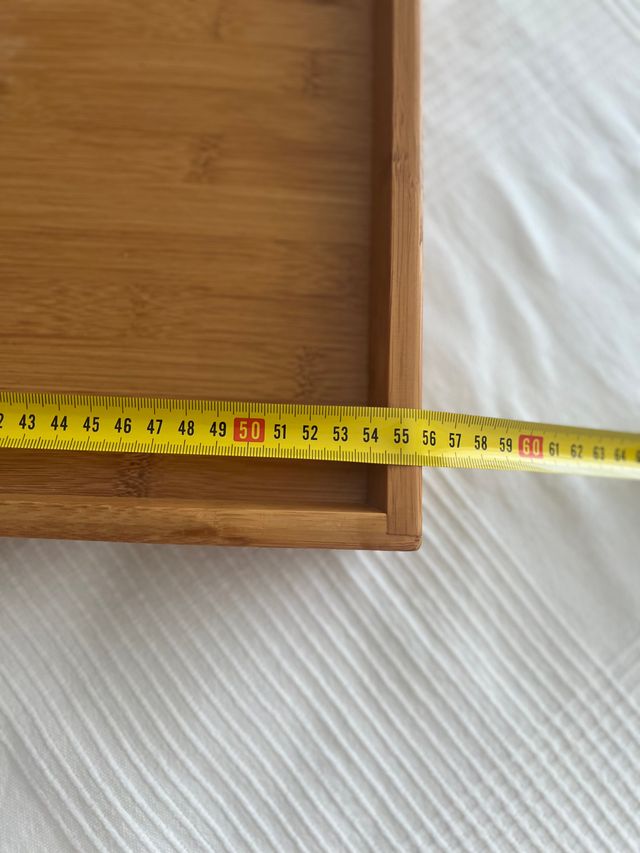 Bandeja de bambú plegable