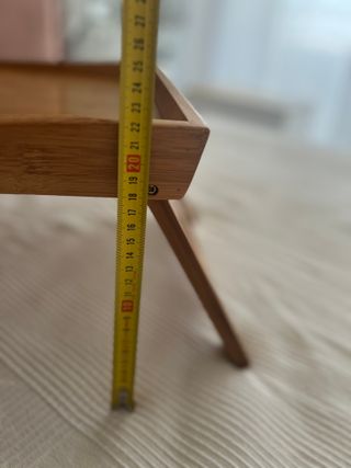 Bandeja de bambú plegable