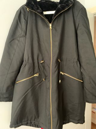 Abrigo mujer Venca negro talla XXL