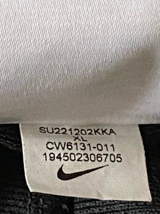 Pantalón chándal Nike negro