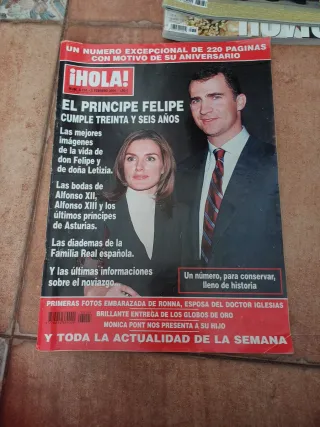 Revistas antiguas del hola y pronto