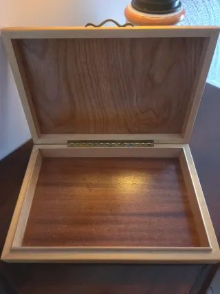 Portagioie Vintage Legno e Ceramica - Anni 50