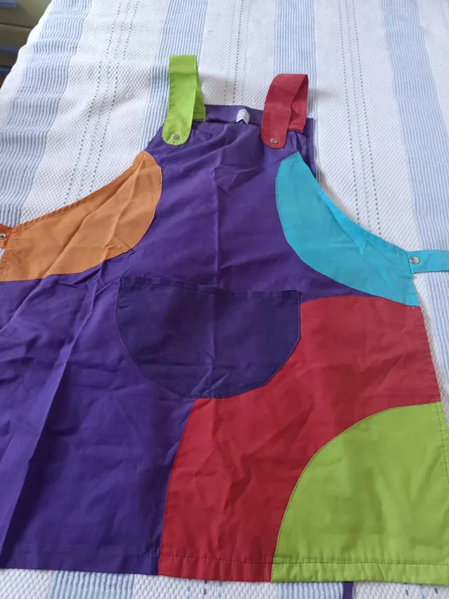 Delantal multicolor para niños