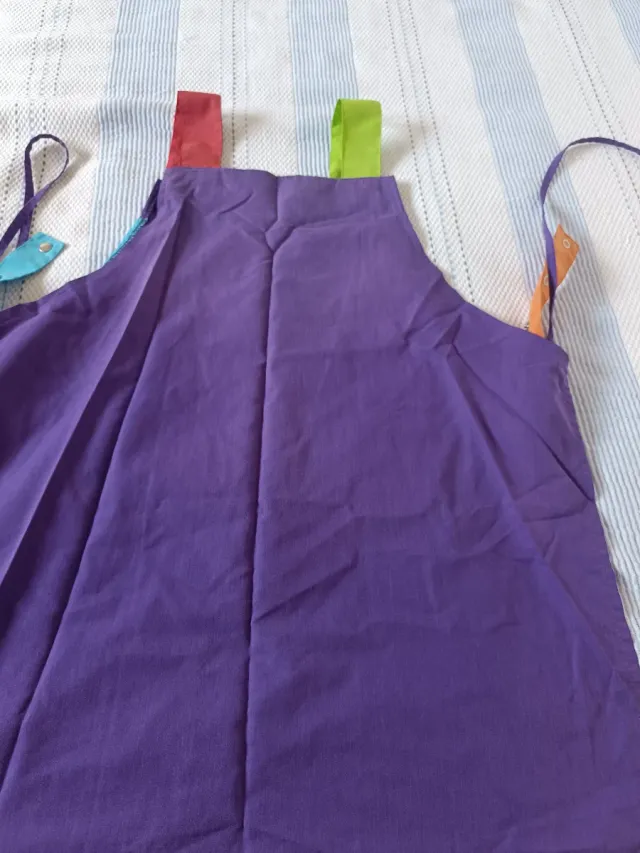 Delantal multicolor para niños