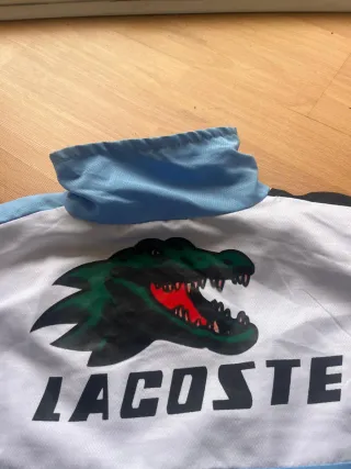 Chaqueta Sudadera Azul Lacoste Vintage Talla M