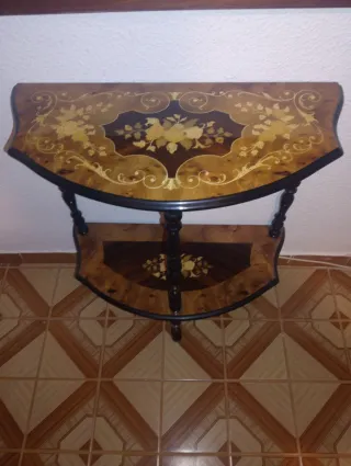 Recibidor auxiliar madera auténtica