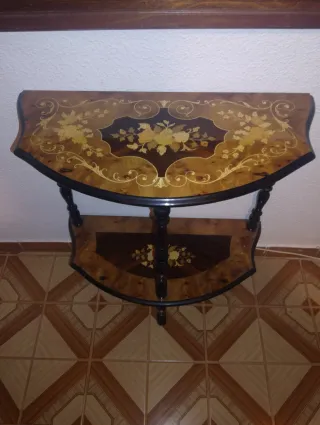 Recibidor auxiliar madera auténtica