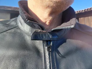 Chaqueta de cuero IXON para moto