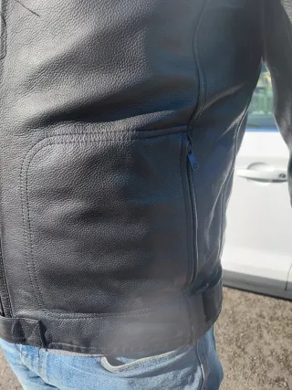 Chaqueta de cuero IXON para moto