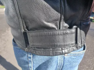 Chaqueta de cuero IXON para moto