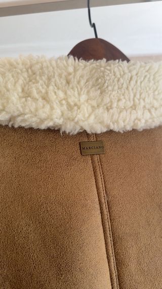 Chaqueta de ante con forro de borreguito