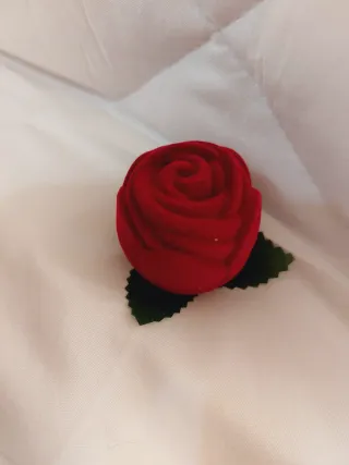 Sortija Plata 925 Baño Oro 18k estuche terciopelo