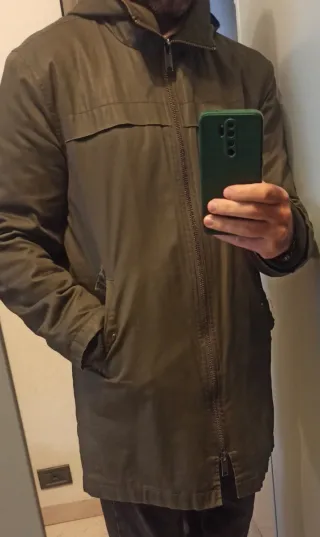 Parka invernale verde oliva