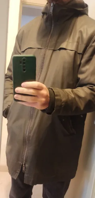 Parka invernale verde oliva