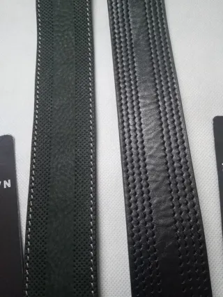 Coppia Cinture Uomo Pelle Navigare Nere