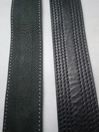 Coppia Cinture Uomo Pelle Navigare Nere