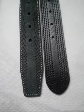 Coppia Cinture Uomo Pelle Navigare Nere