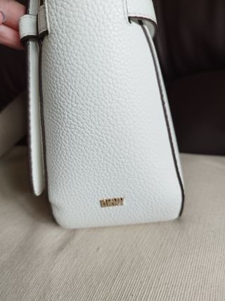 Bolso DKNY Piel Blanco y Marrón