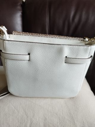 Bolso DKNY Piel Blanco y Marrón